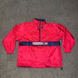 Vintage 90s Reebok Windbreaker Anorak Jacket